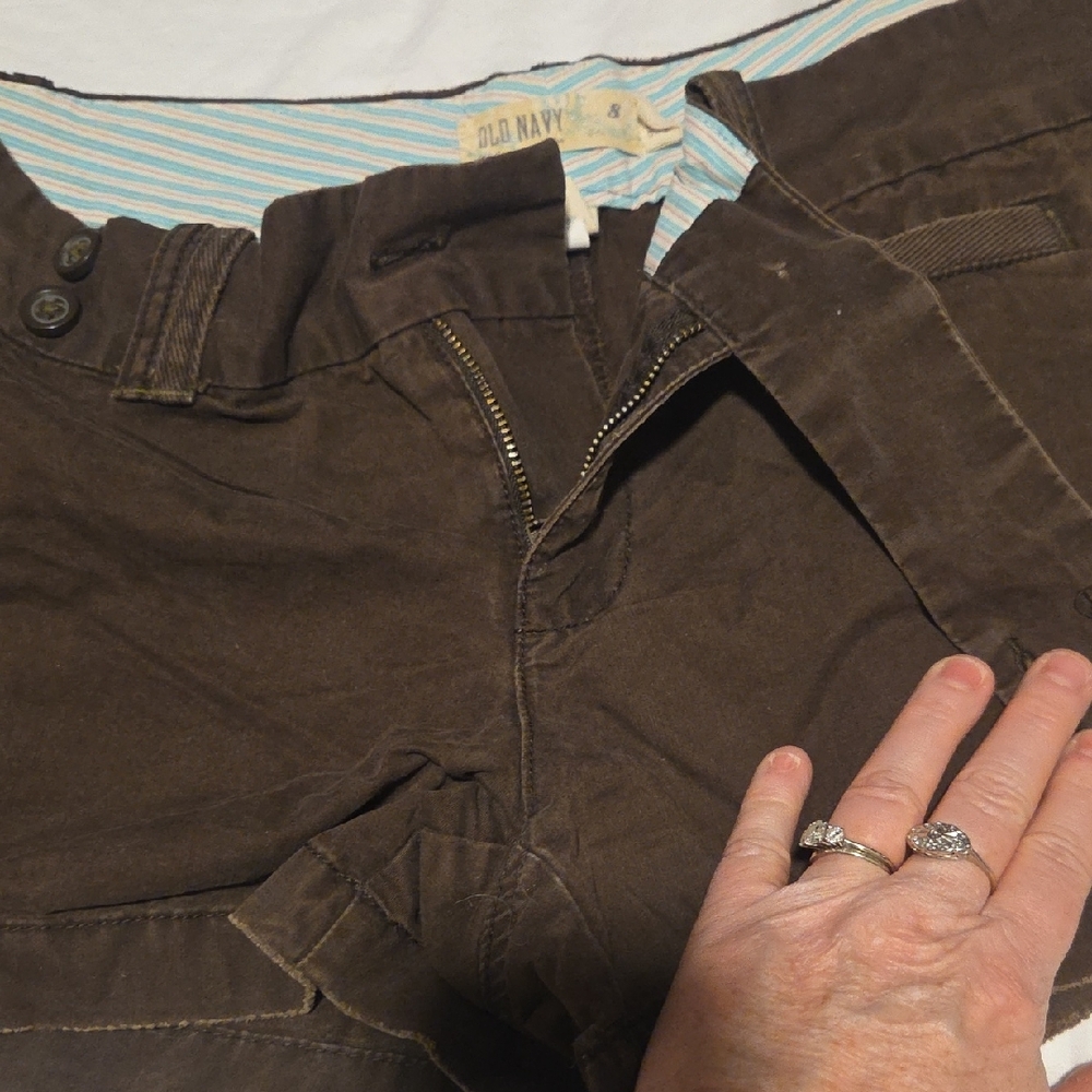 Old Navy Brown Women's Jean Shorts - Picture 3 of 7